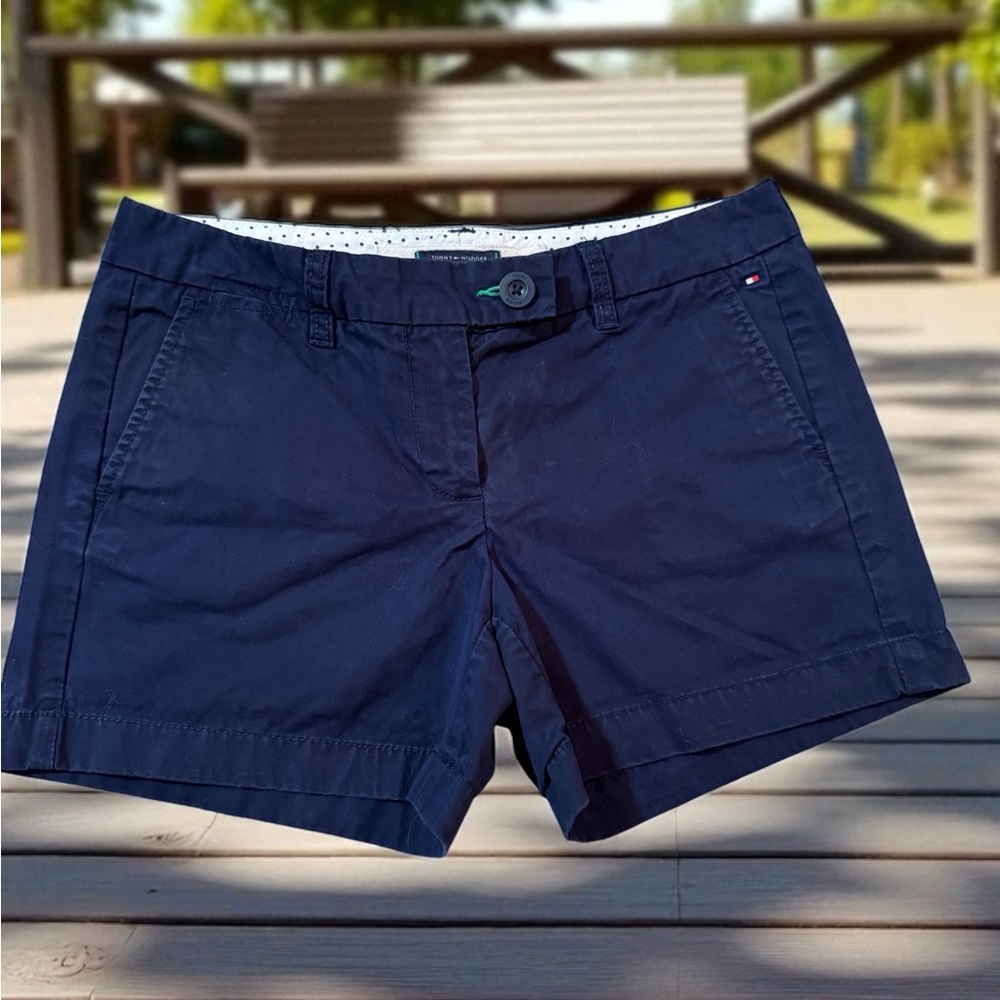 Tommy Hilfiger Navy Women’s Cotton Chino Shorts